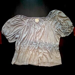 Knox Rose Baby Blue Top